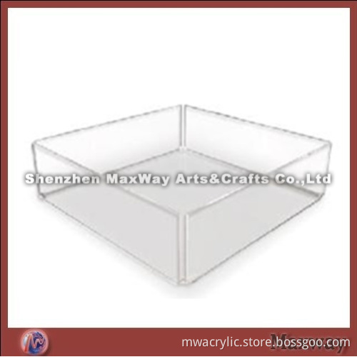 Transparent Table Home Acrylic Cookie Tray